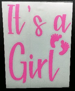 sticker-it's-a-girl